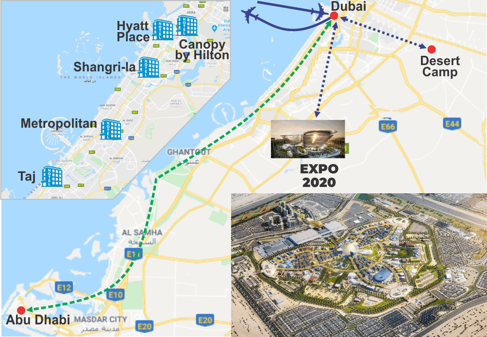 Expo 2020 Map 